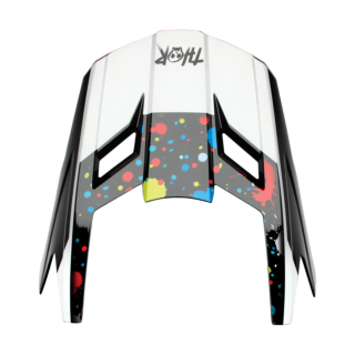 Thor Youth Helmet Visor Fleet Splat - Black
