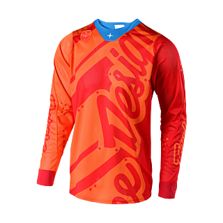 Troy Lee Designs Motocross Jersey SE Air Shadow - Honey / Red