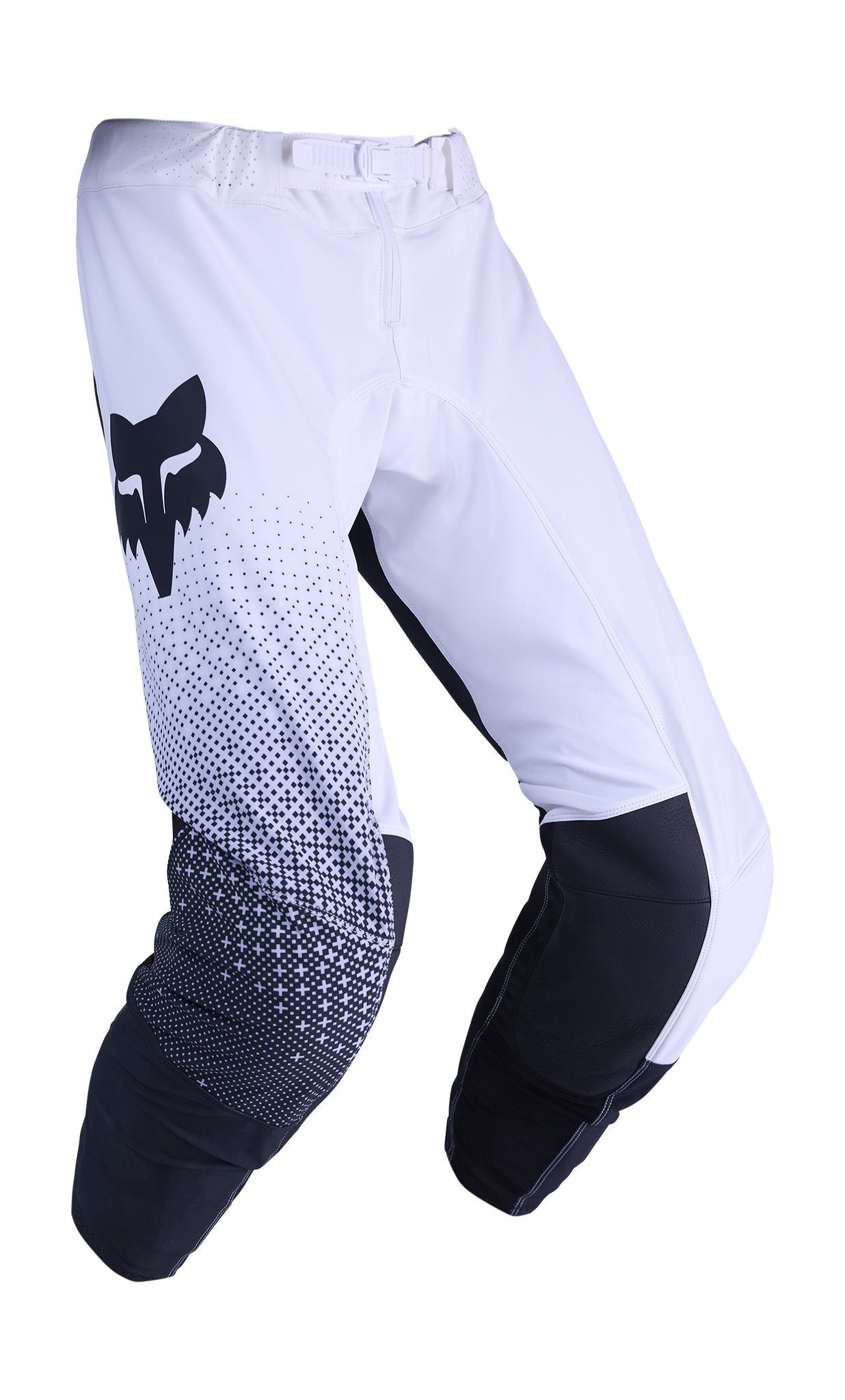 Fox Motocross Pants 2026 Flexair Fracture - White / Black
