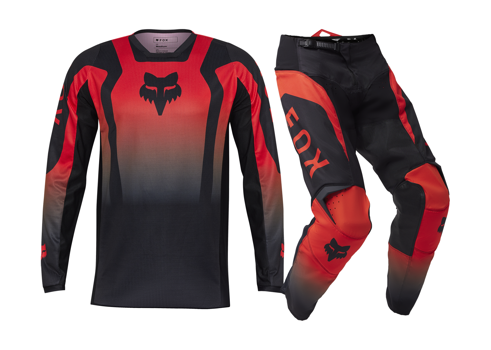 Fox Motocross Gear 180 Lean - Fluo Red