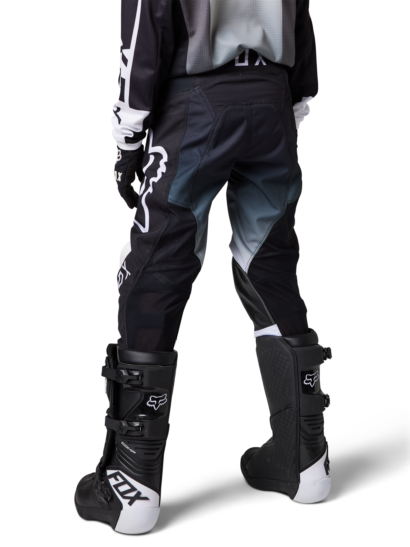 Fox Youth Motocross Pants 180 Leed - Black / White