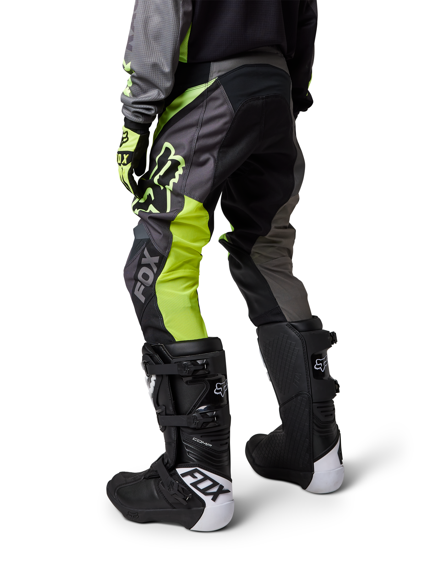 Fox Youth Motocross Pants 180 Xpozr - Pewter