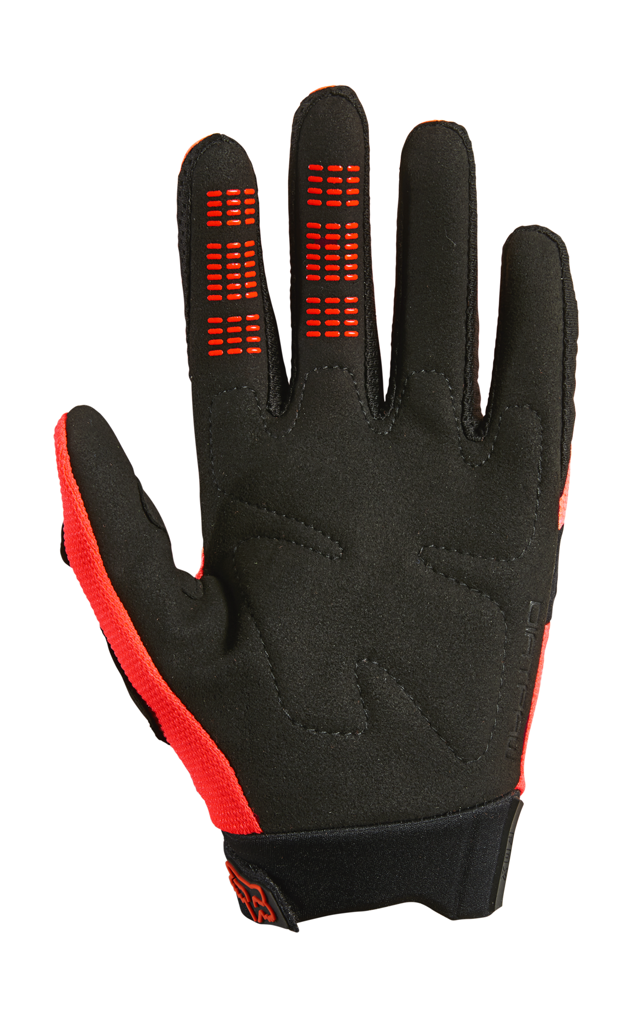 Fox Youth Motocross Gloves Dirtpaw - Flo Red
