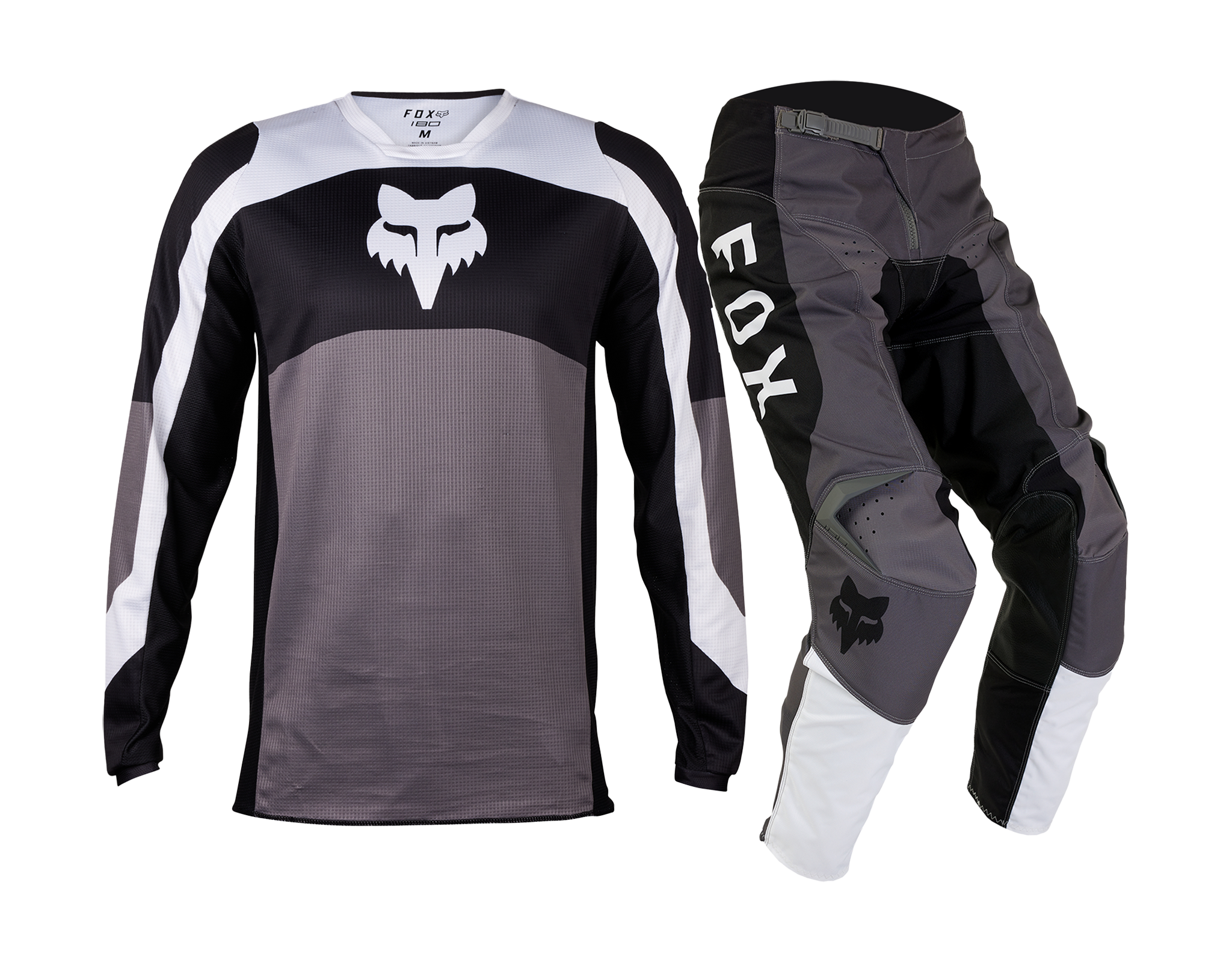 Fox Youth Motocross Gear 180 Nitro - Black / Grey