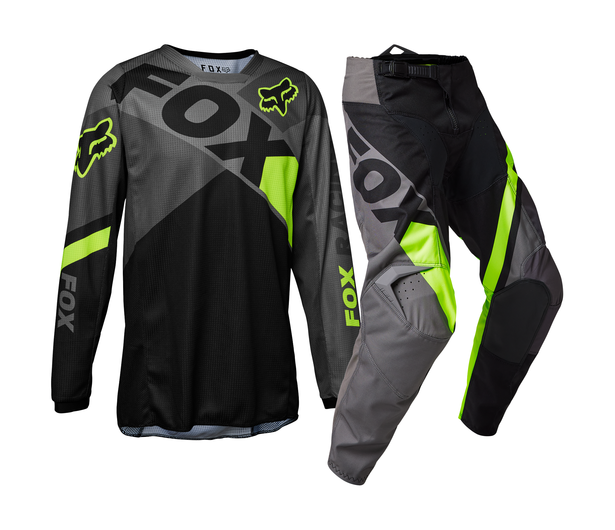 Fox Youth Motocross Gear 180 Xpozr - Pewter