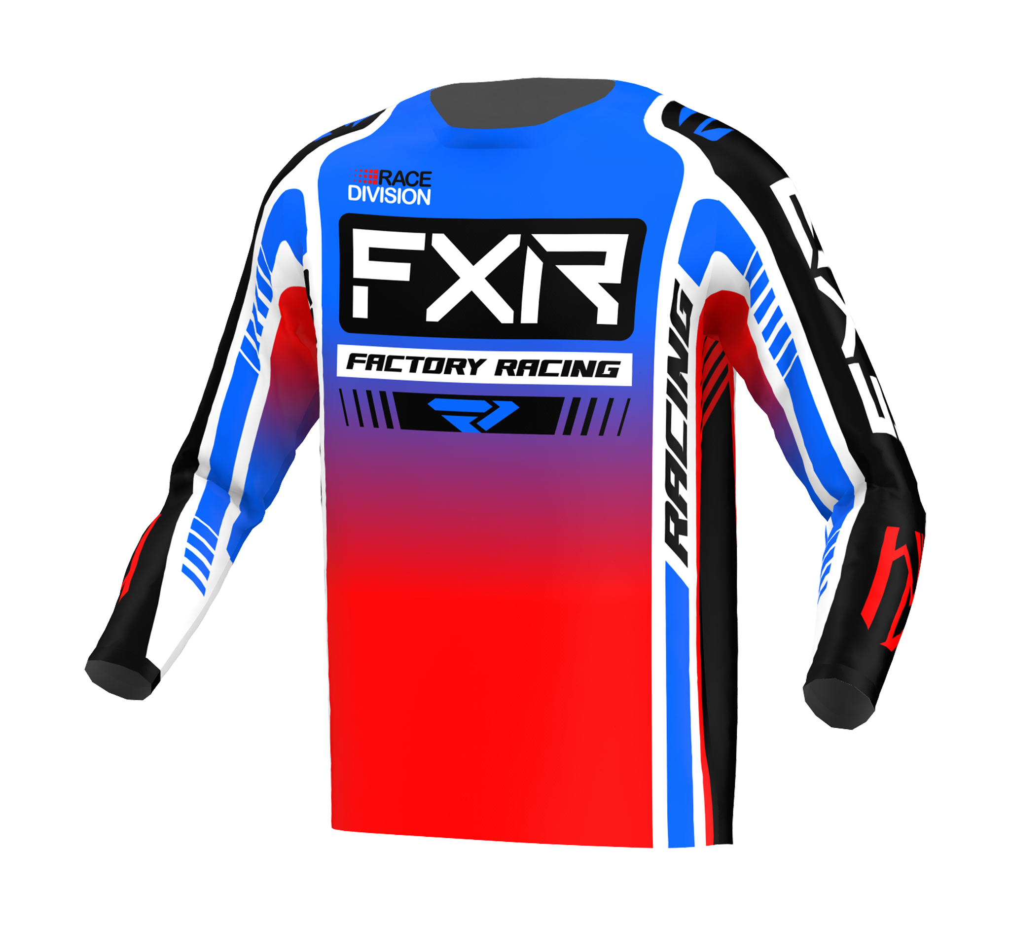FXR Motocross Gear Clutch Pro - Blue / Red / White