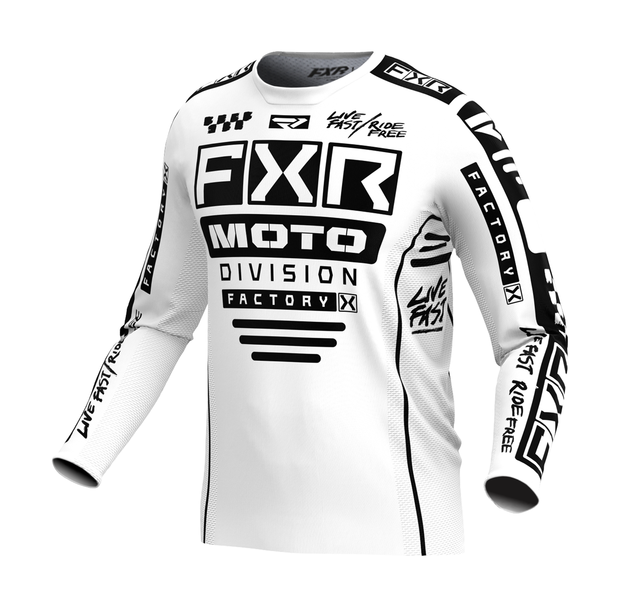 FXR Motocross Gear Podium Gladiator - White / Black
