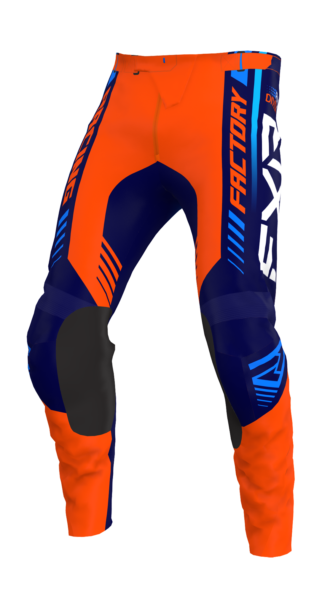FXR Motocross Pants Clutch Pro - Orange / Navy