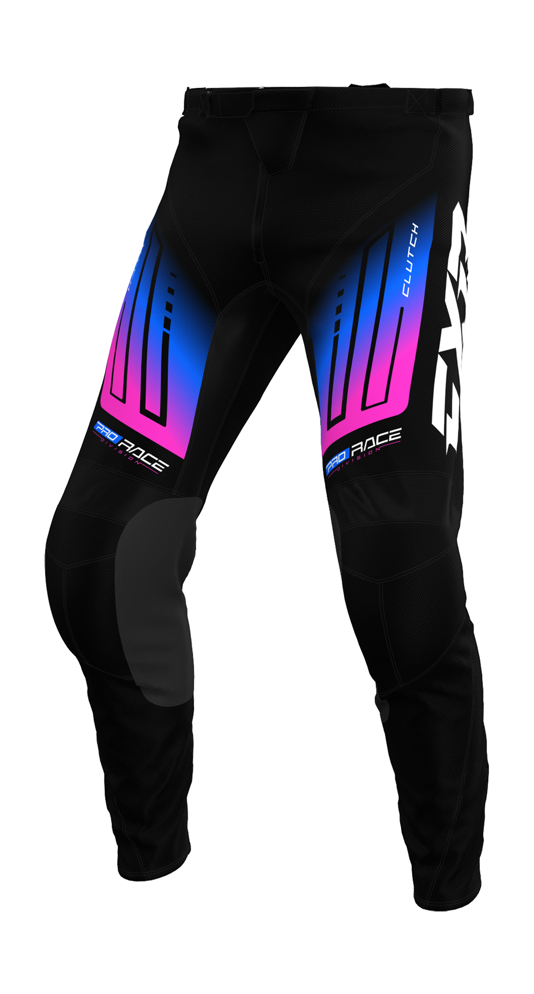 FXR Motocross Pants Clutch - Black / Blue / Pink