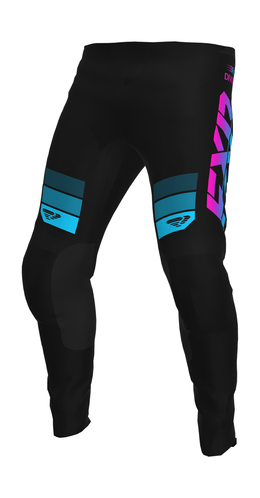 FXR Motocross Pants Clutch - Black / Sky / Pink