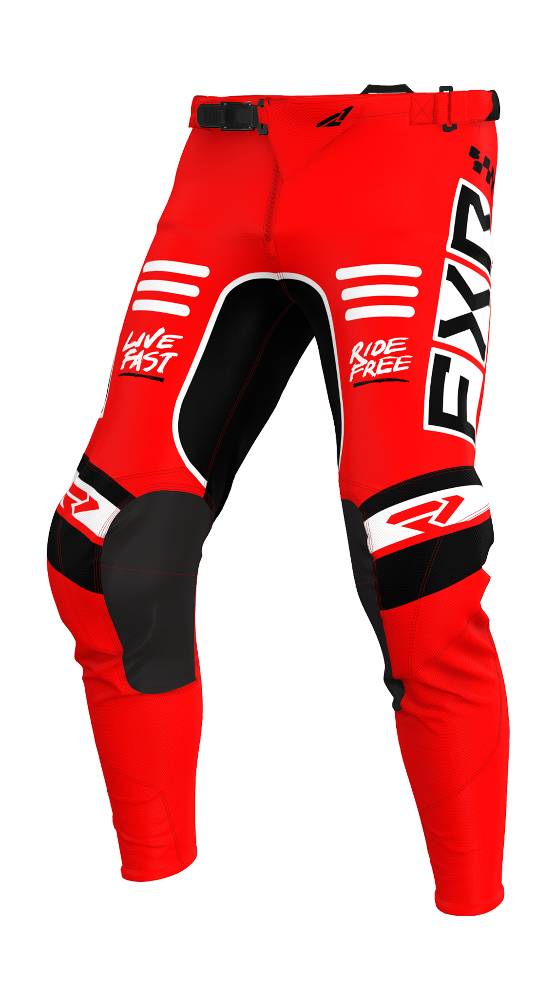 FXR Motocross Pants Podium Gladiator - Red / Black