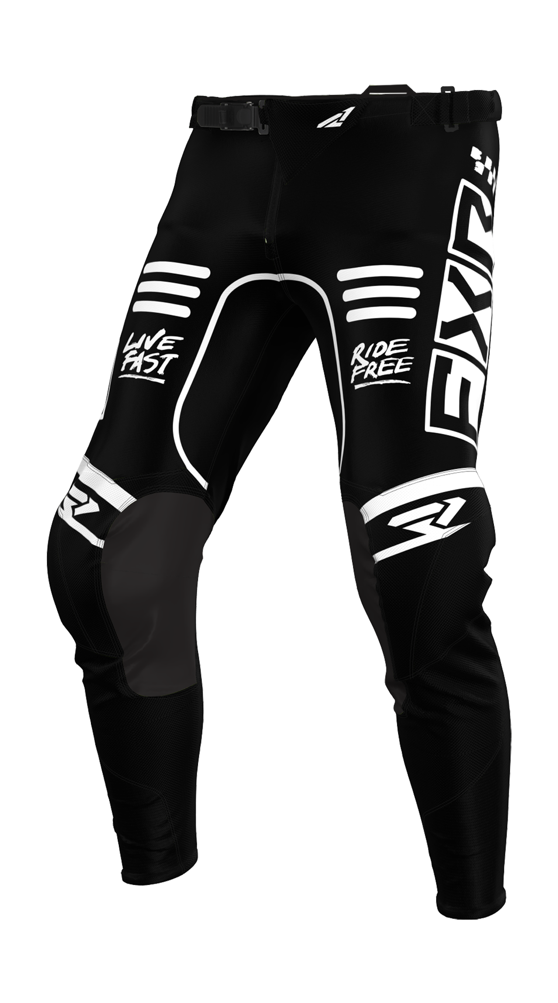 FXR Motocross Pants Podium Gladiator - Black / White