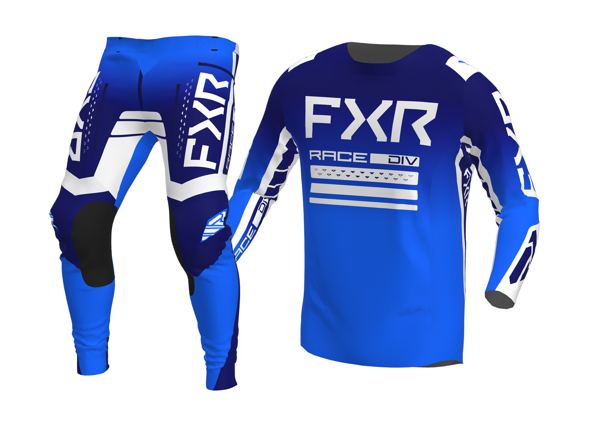 FXR Motocross Gear Contender - Navy / Blue