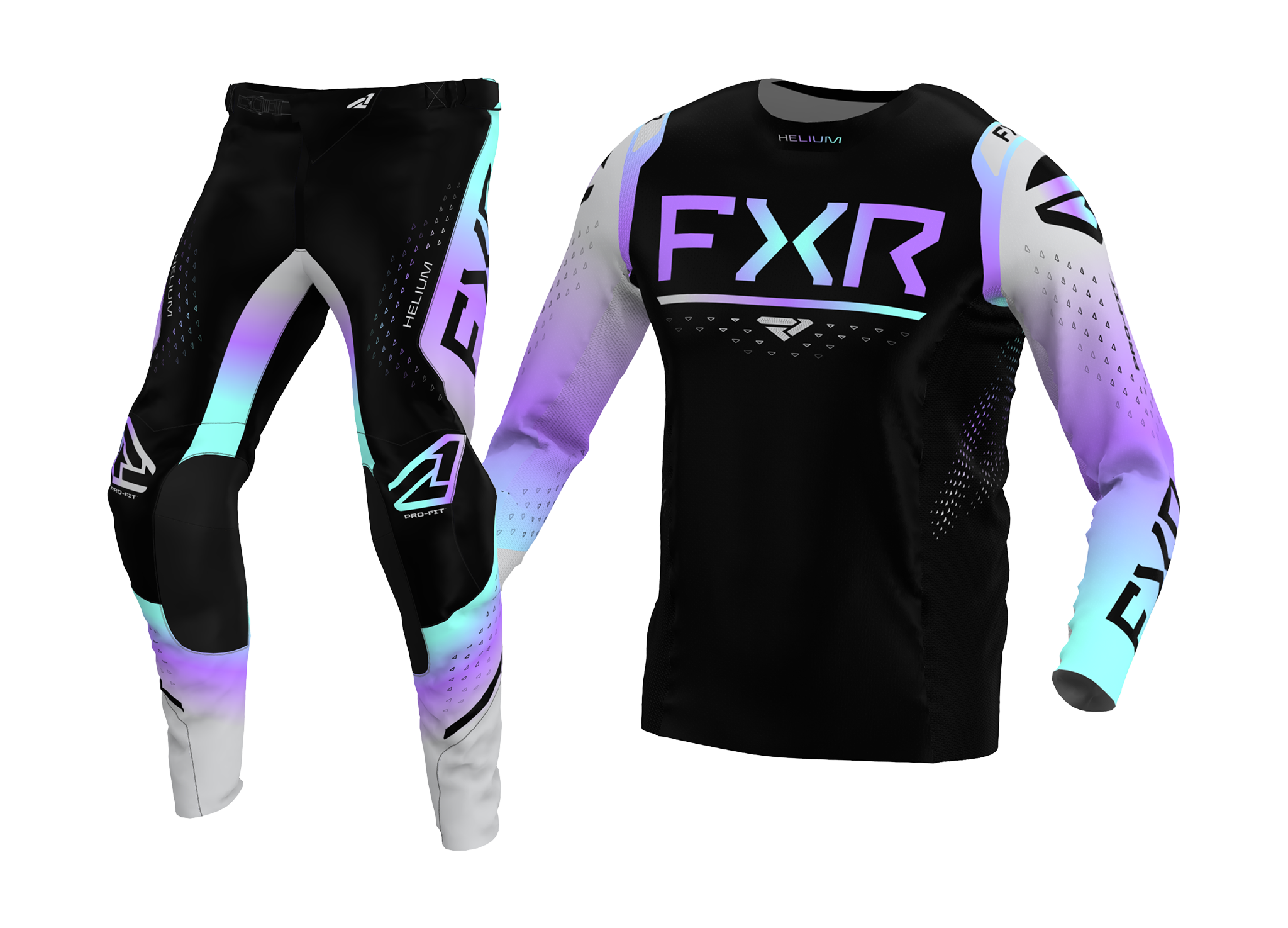 FXR Motocross Gear Helium - Ultra Violet