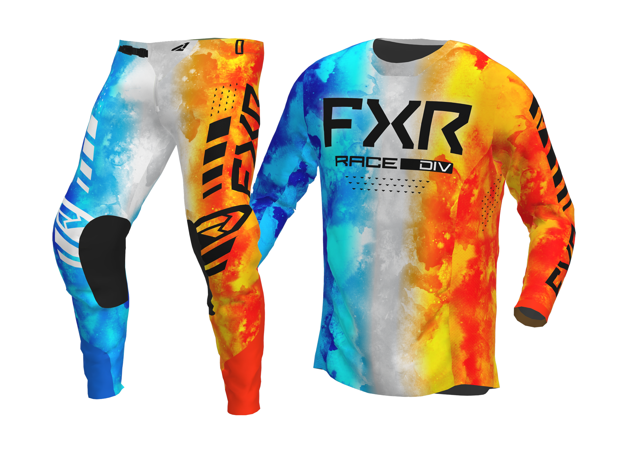 FXR Motocross Gear Podium - Fire &amp; Ice