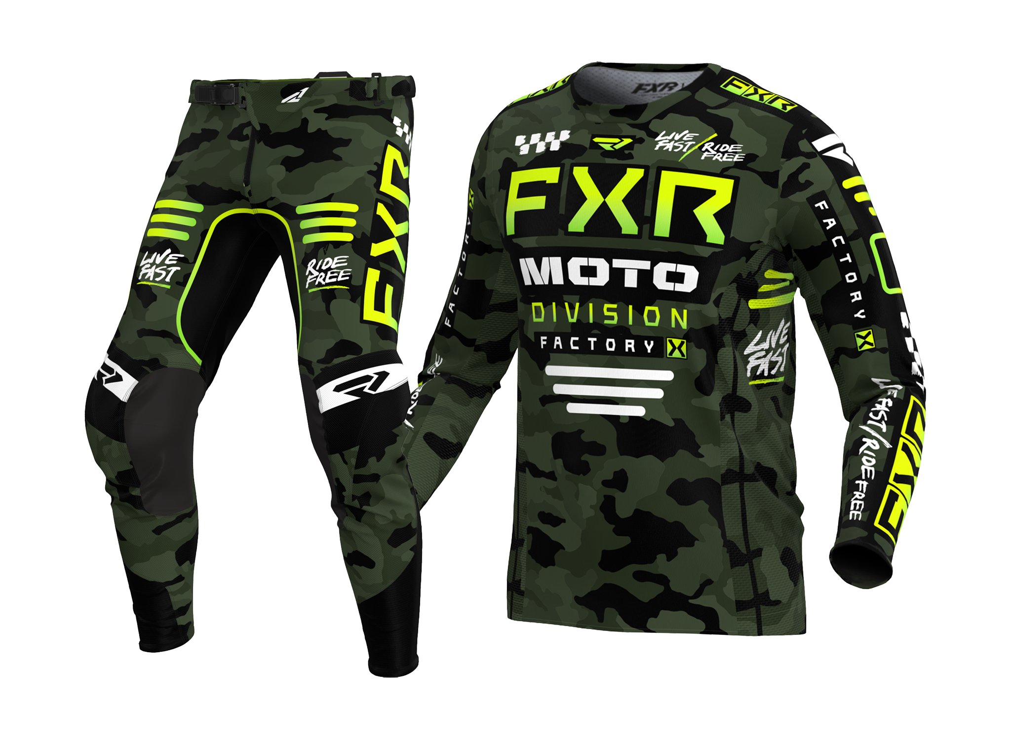 FXR Motocross Gear Podium Gladiator - Camo
