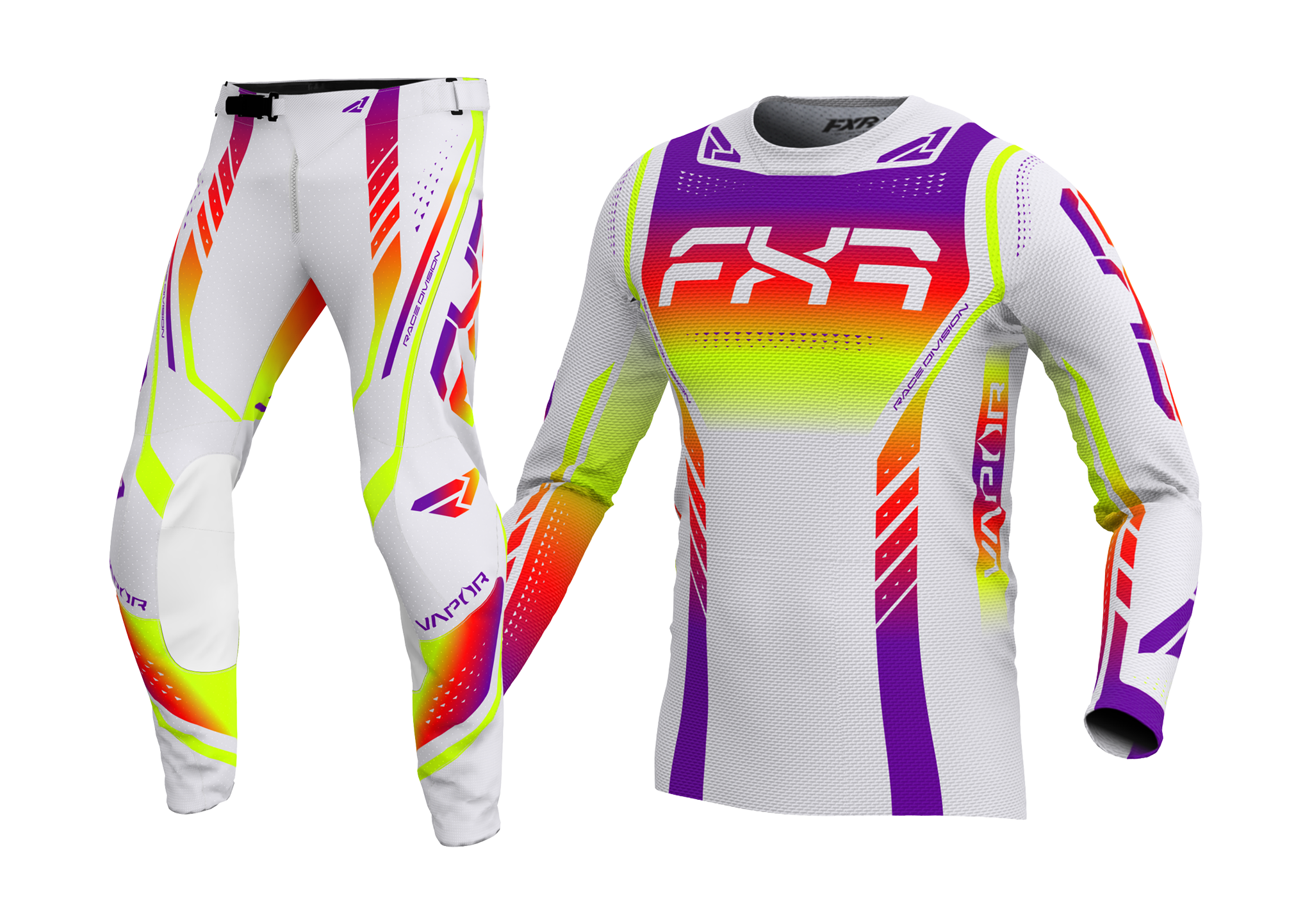 FXR Motocross Gear Vapor Air - Guava