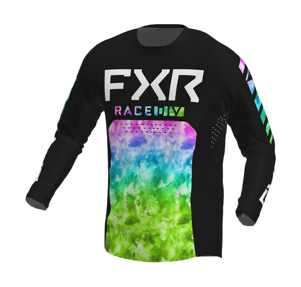 FXR Youth Motocross Gear Podium - Acid Rain