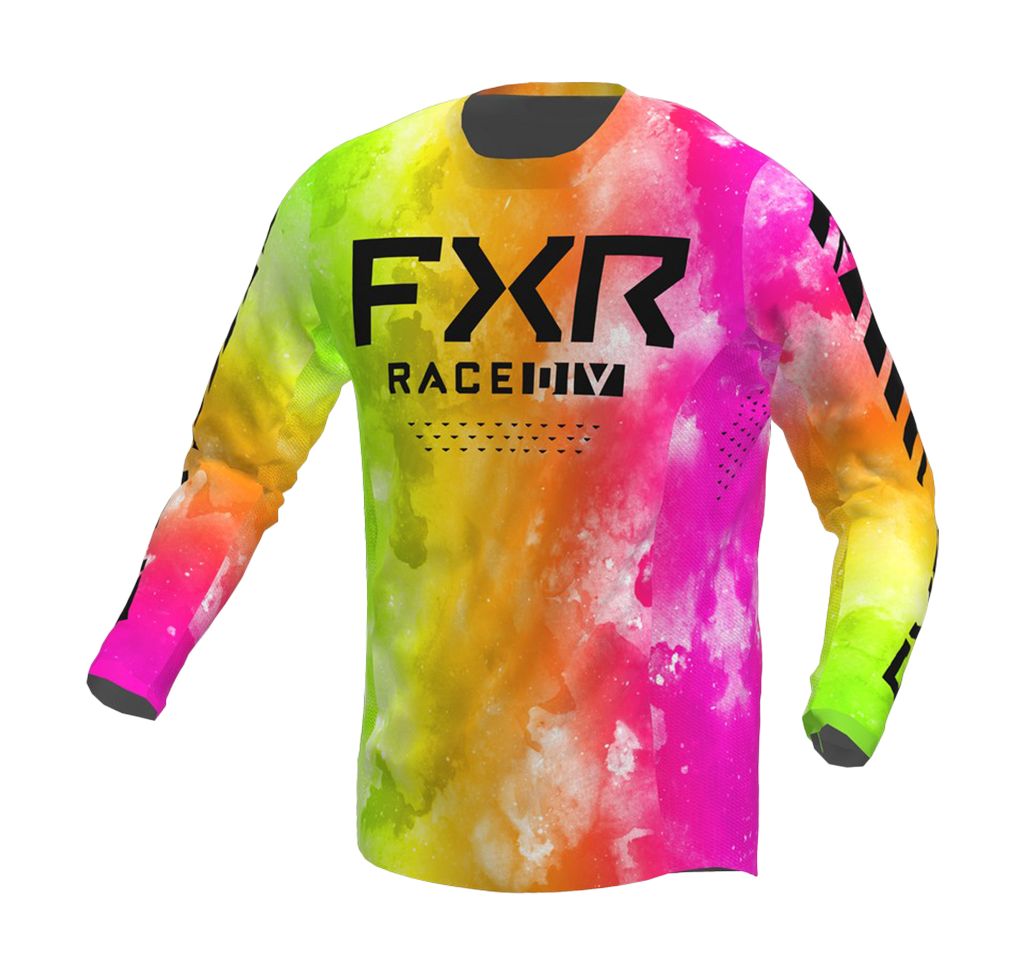 FXR Youth Motocross Gear Podium - Acid Sherbert