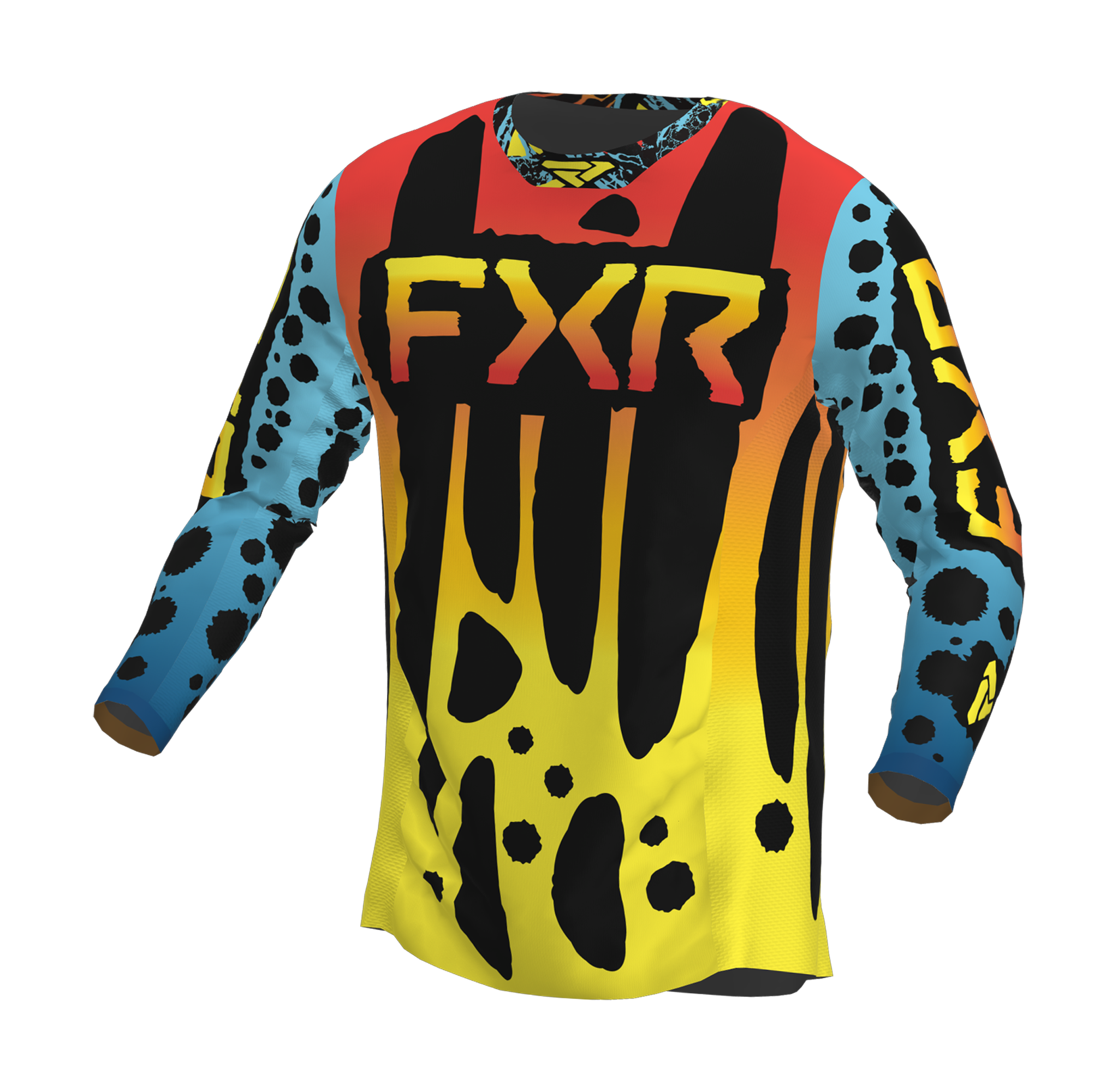 FXR Youth Motocross Gear Podium - Dart Frog