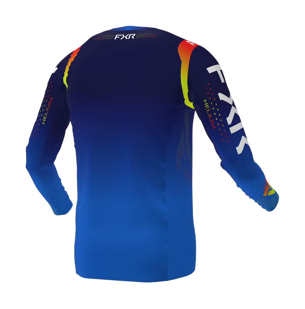 FXR Youth Motocross Jersey Pro-Stretch - Navy / Inferno