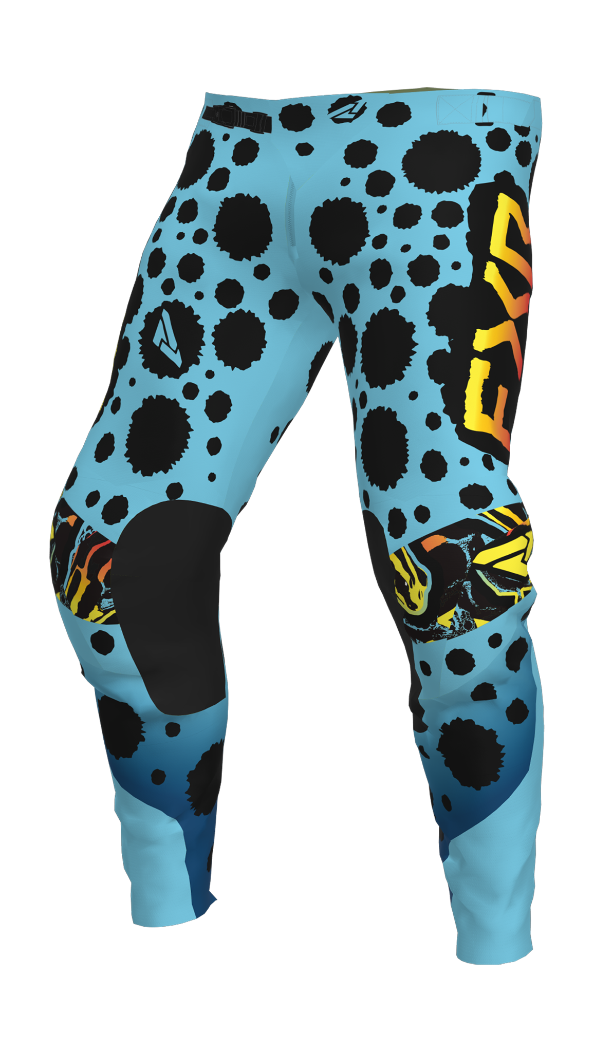 FXR Youth Motocross Pants Podium - Dart Frog
