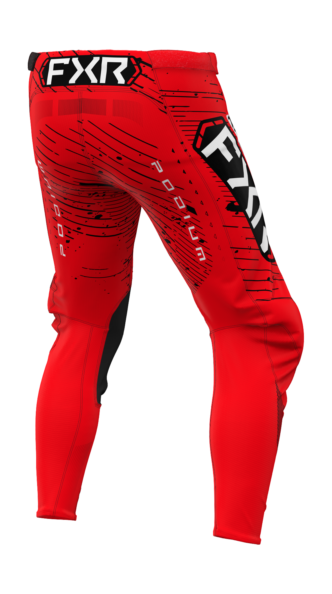 FXR Youth Motocross Pants Podium - Red / Black