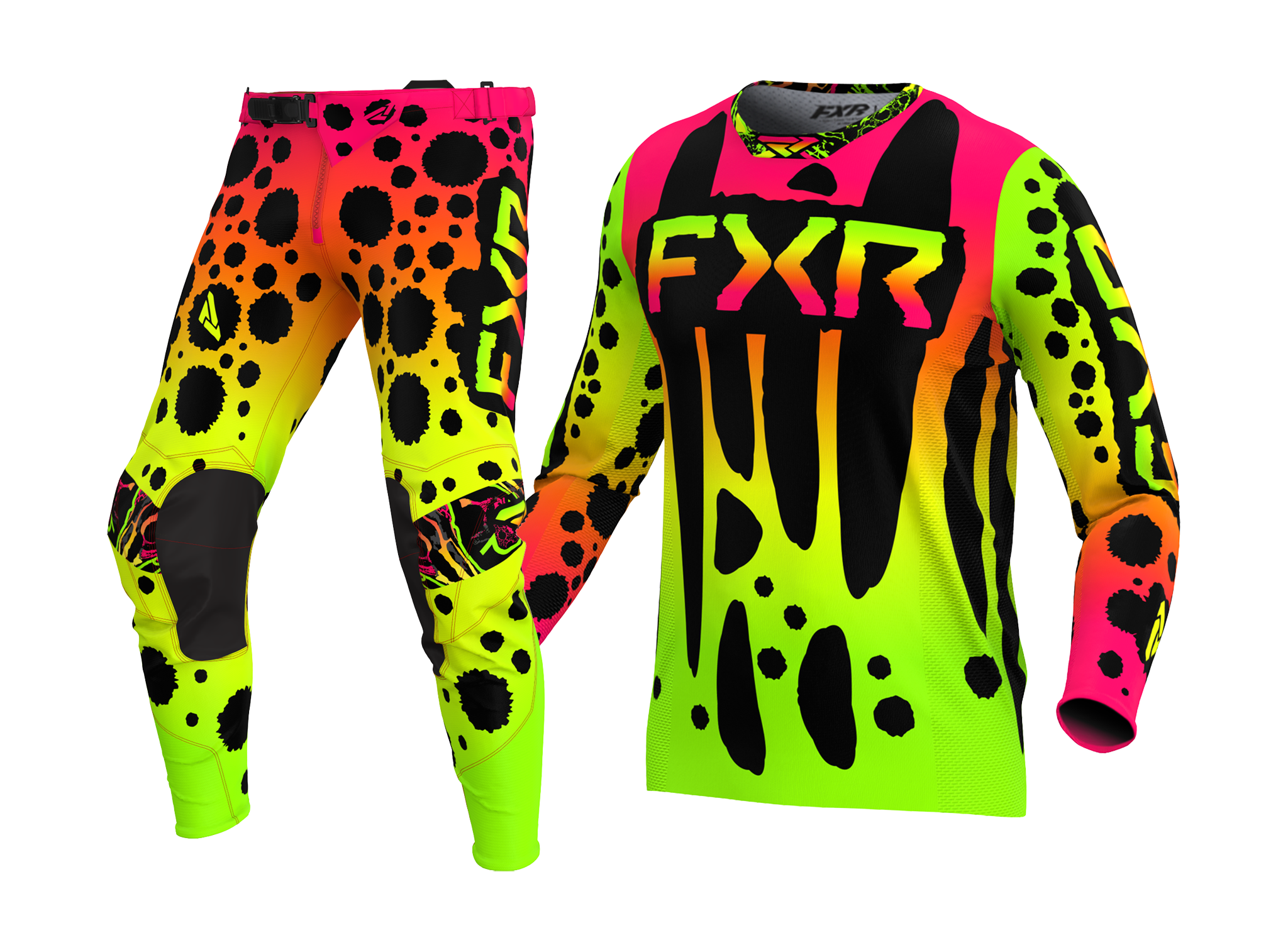 FXR Youth Motocross Gear Podium - Frogger