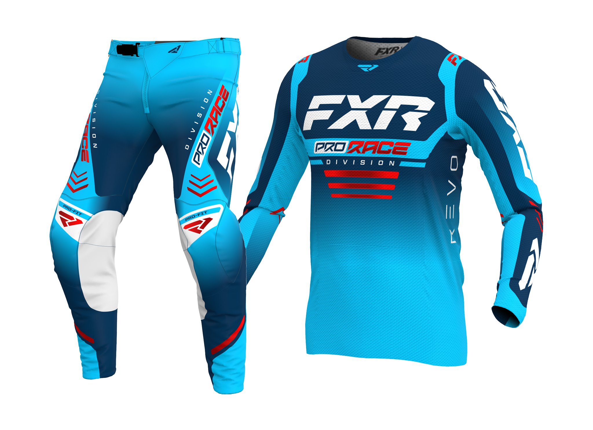 FXR Youth Motocross Gear Revo - Arctic