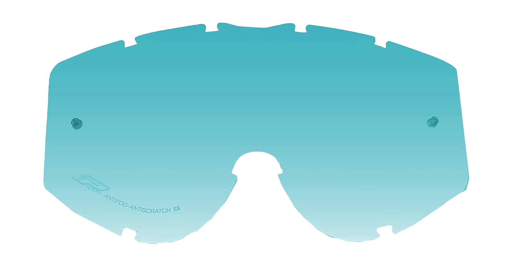 Progrip Lens 3200/3201/3204/3301 - One Side Anti Fog Light Blue
