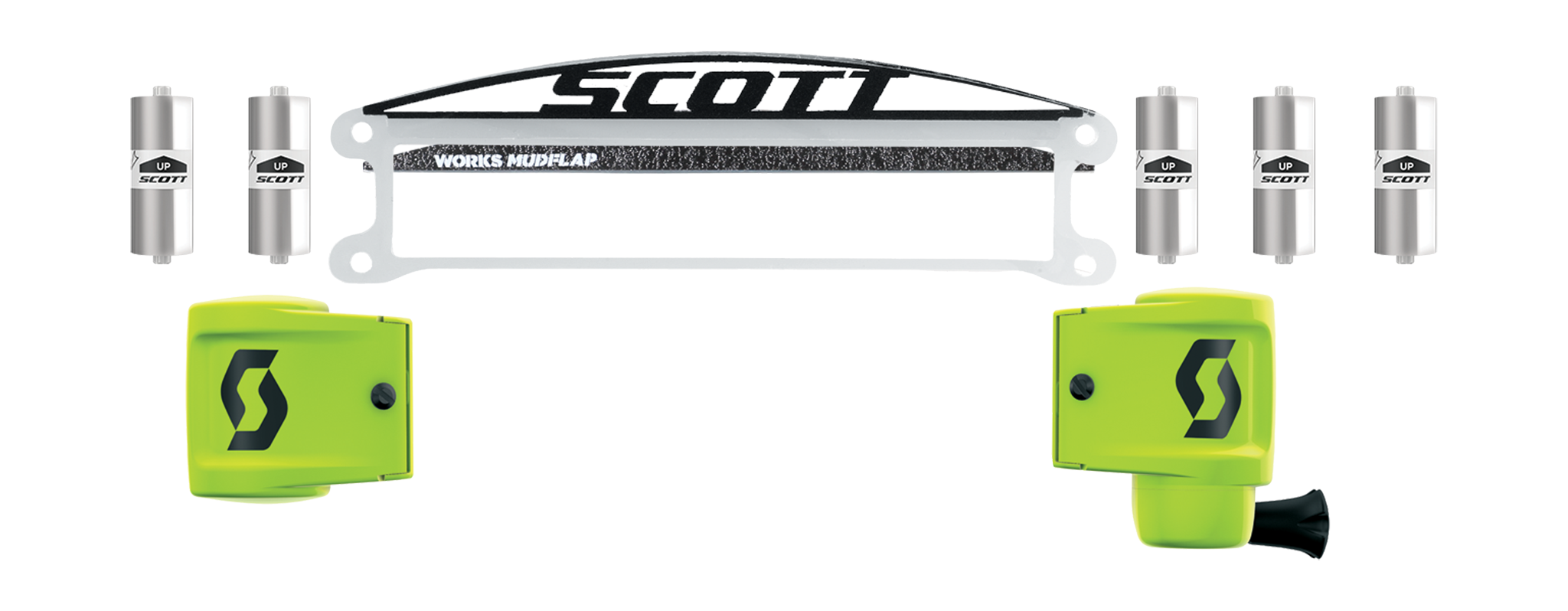 Scott Roll-Off System WFS Hustle/Primal/Split OTG - Fluo Yellow - 30 mm