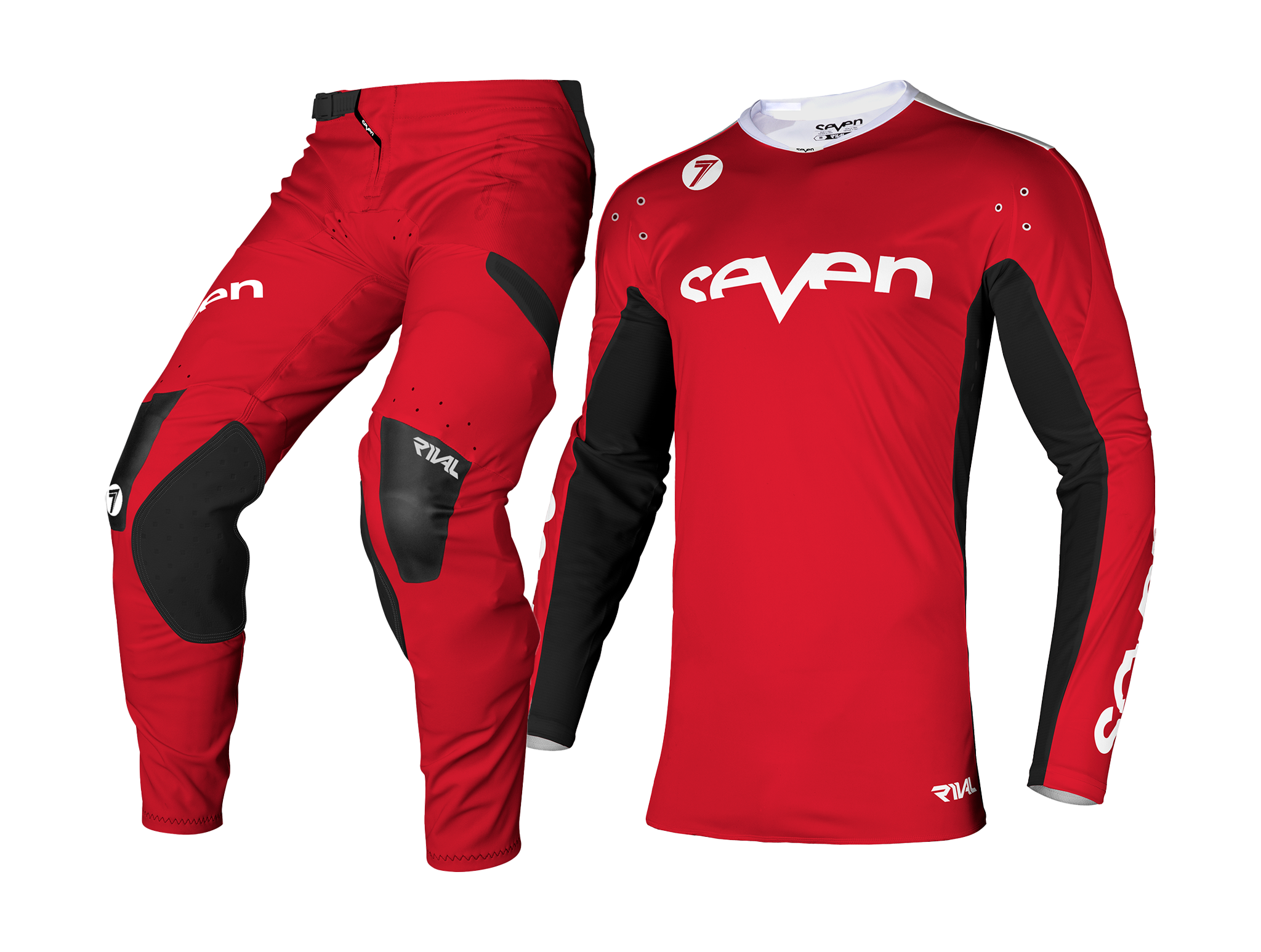 Seven Motocross Gear Rival Staple - Red