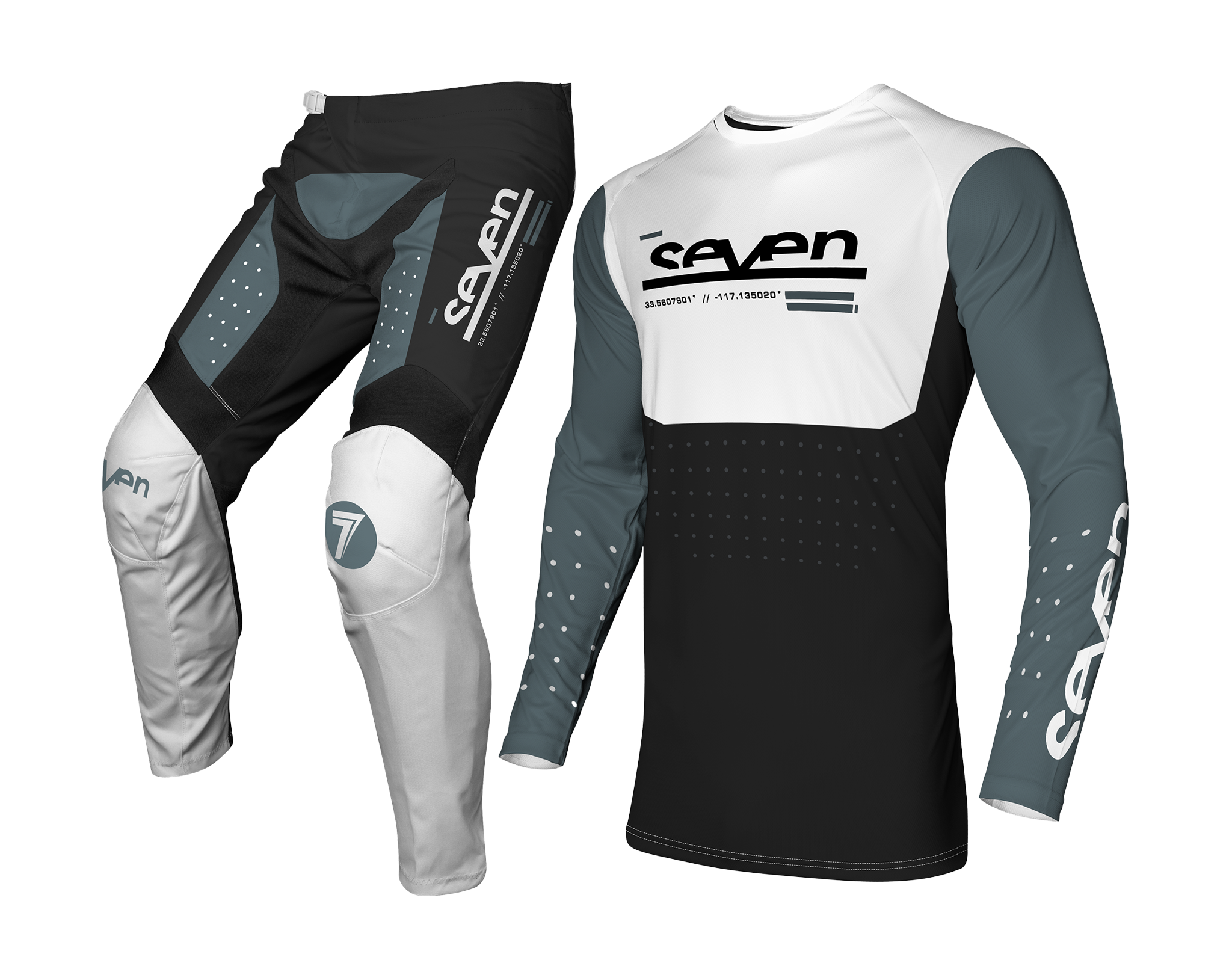 Seven Motocross Gear Vox Aperture - Lead / Black