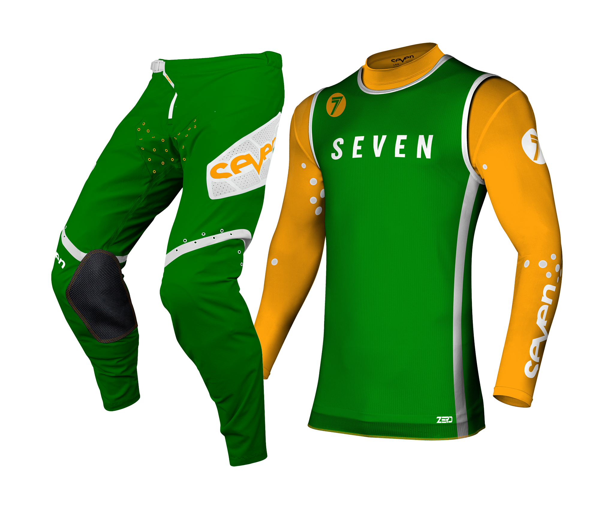 Seven Motocross Gear Zero Institution - Emerald