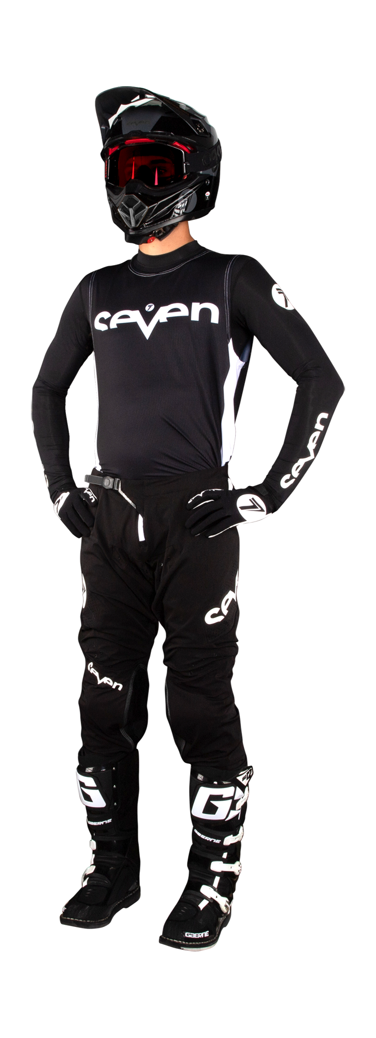Seven Motocross Gear Zero Staple - Black