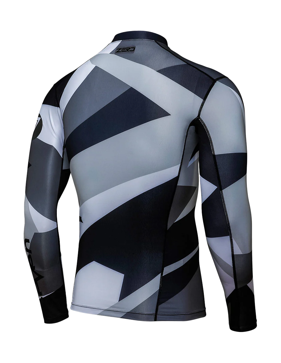 Seven Youth Compression Jersey Zero Battleship - Black / Grey