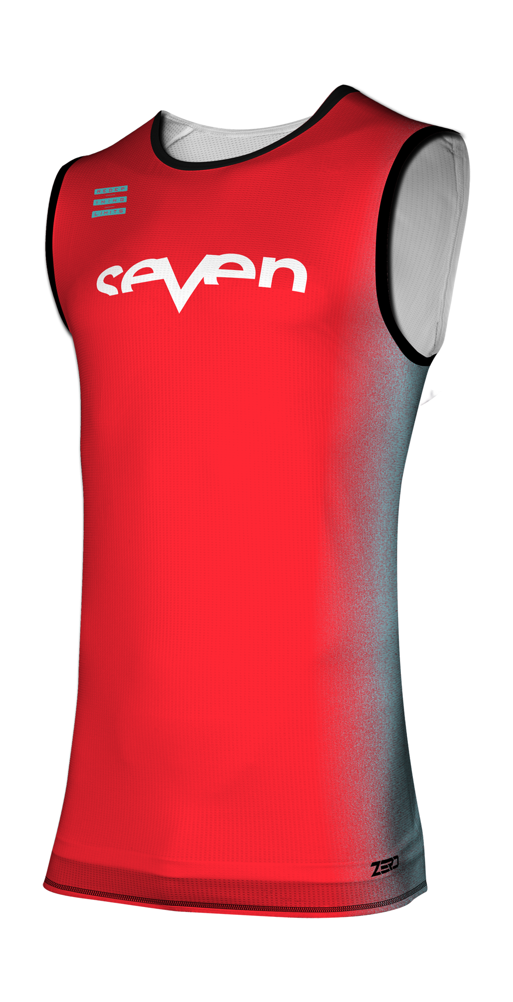 Seven Youth Over Jersey Zero Dissolve - Flo Red / Blue