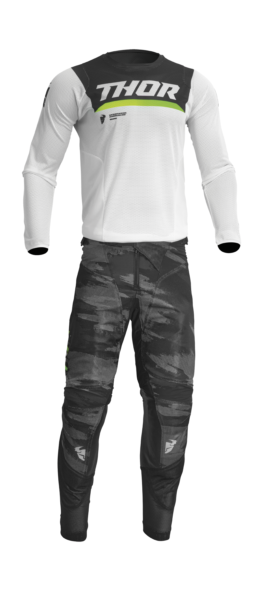 Thor Motocross Gear Pulse Air Cameo - White / Black