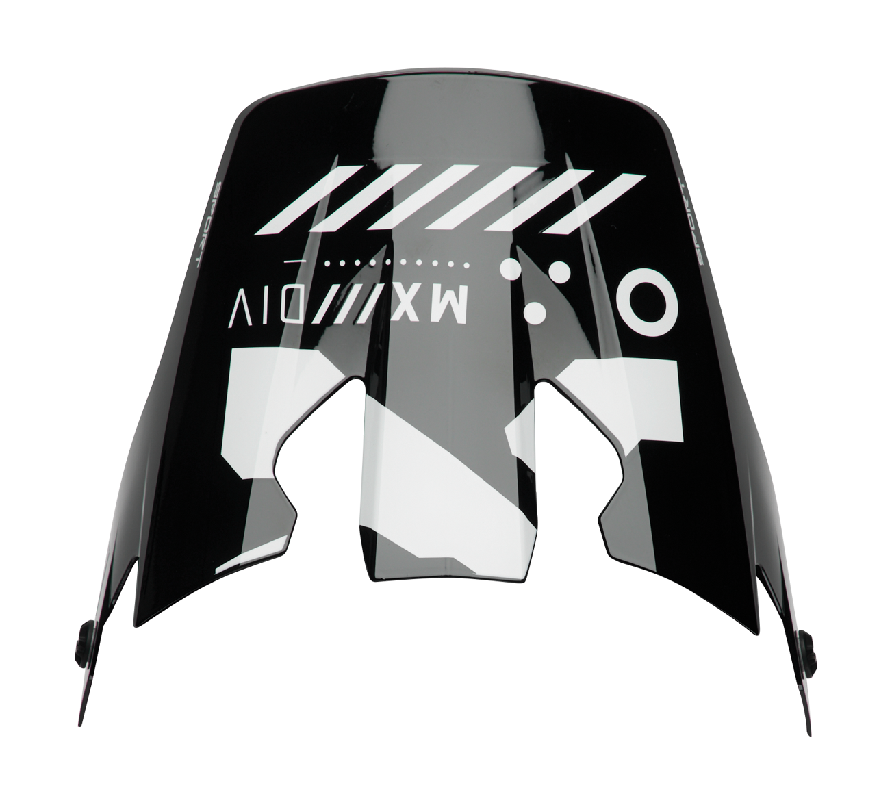 Thor Helmet Visor Reflex Sport Strike - Black / Red