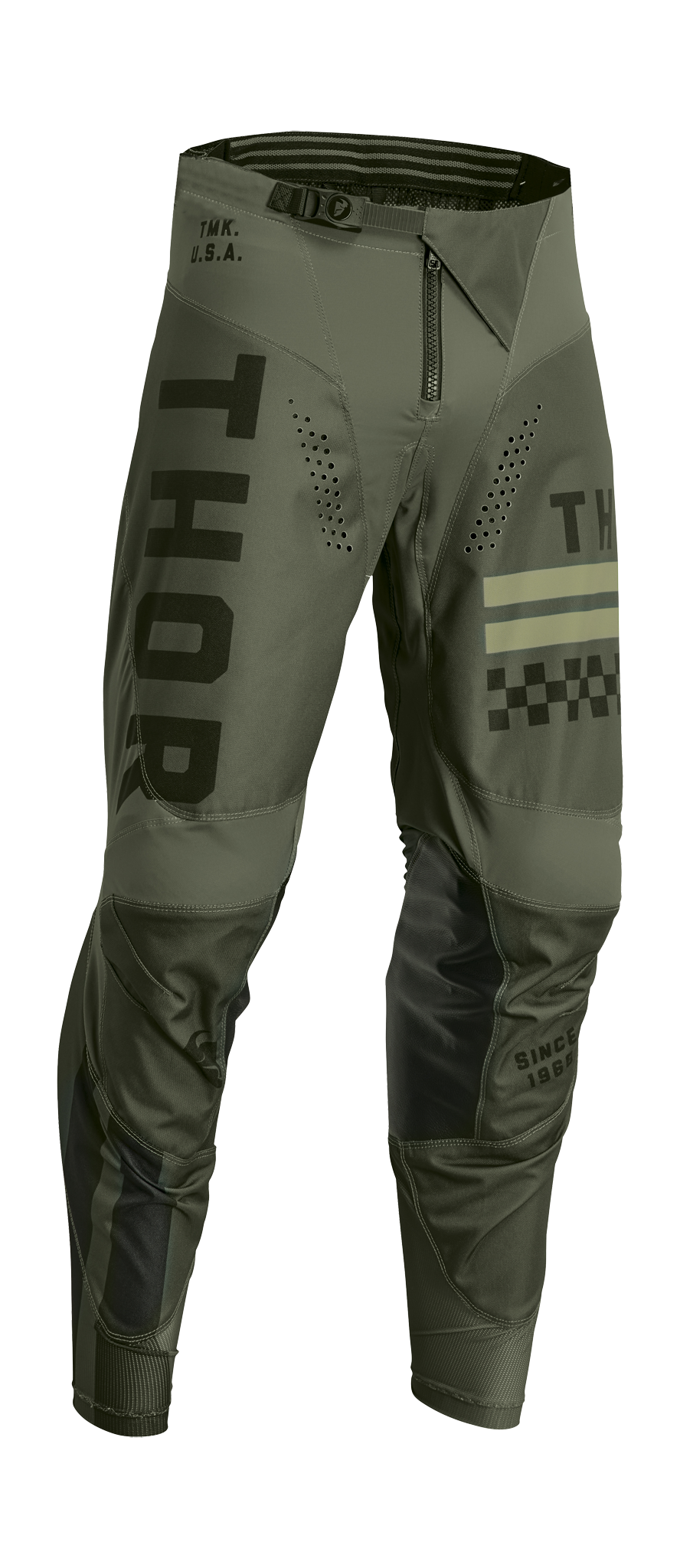 Thor Youth Motocross Pants Pulse Combat - Army / Black
