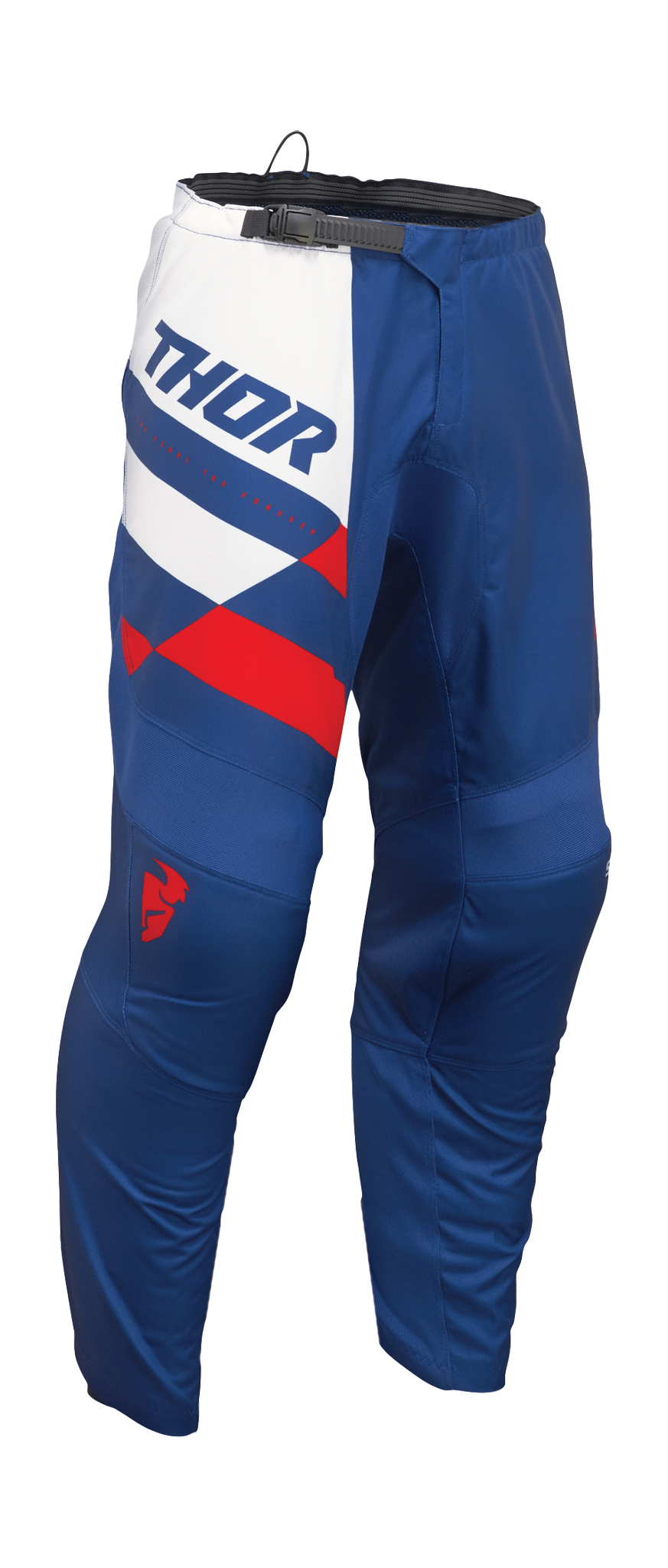 Thor Youth Motocross Pants Sector Checker - Navy / Red