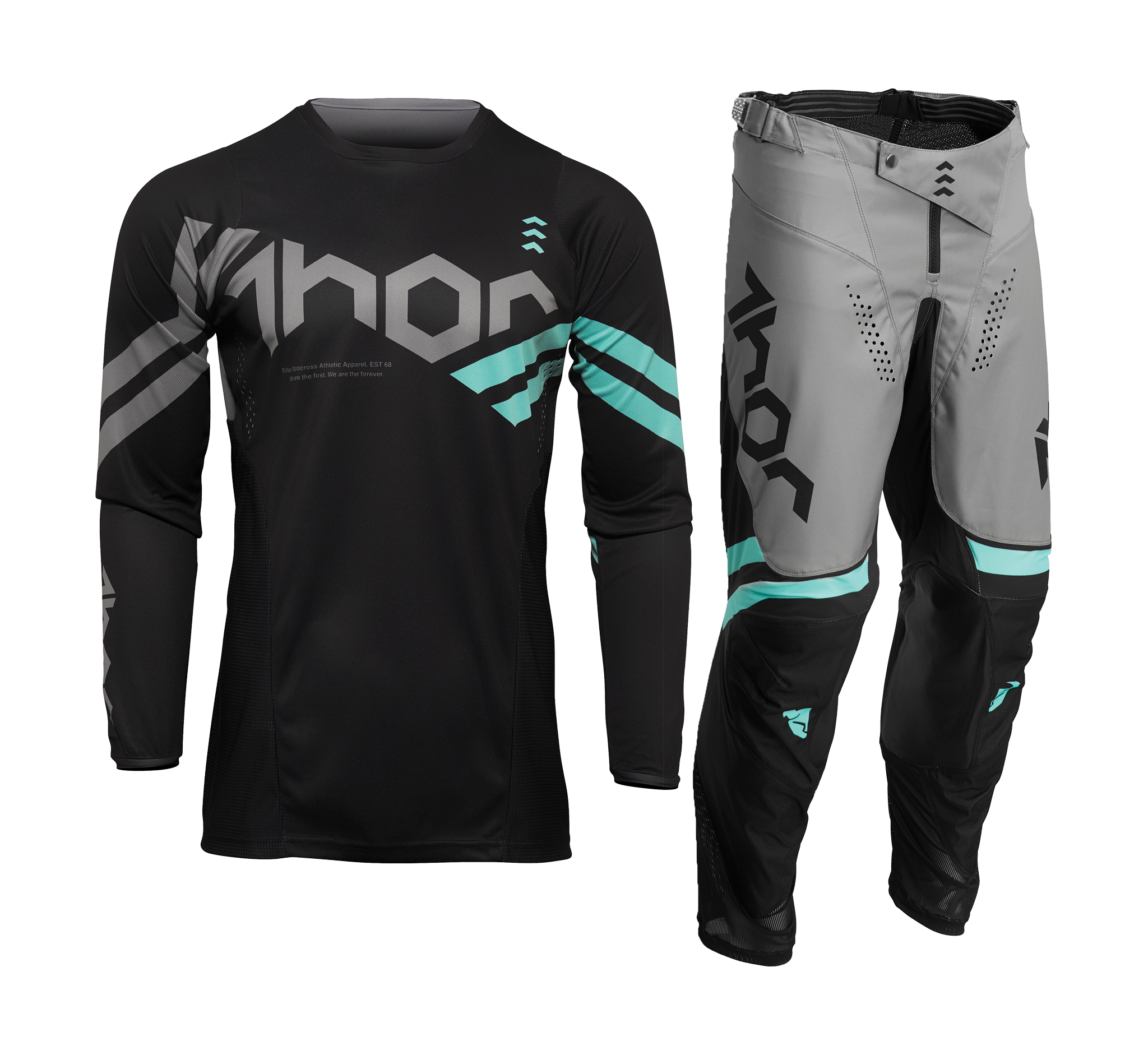 Thor Youth Motocross Gear Pulse Cube - Black / Mint