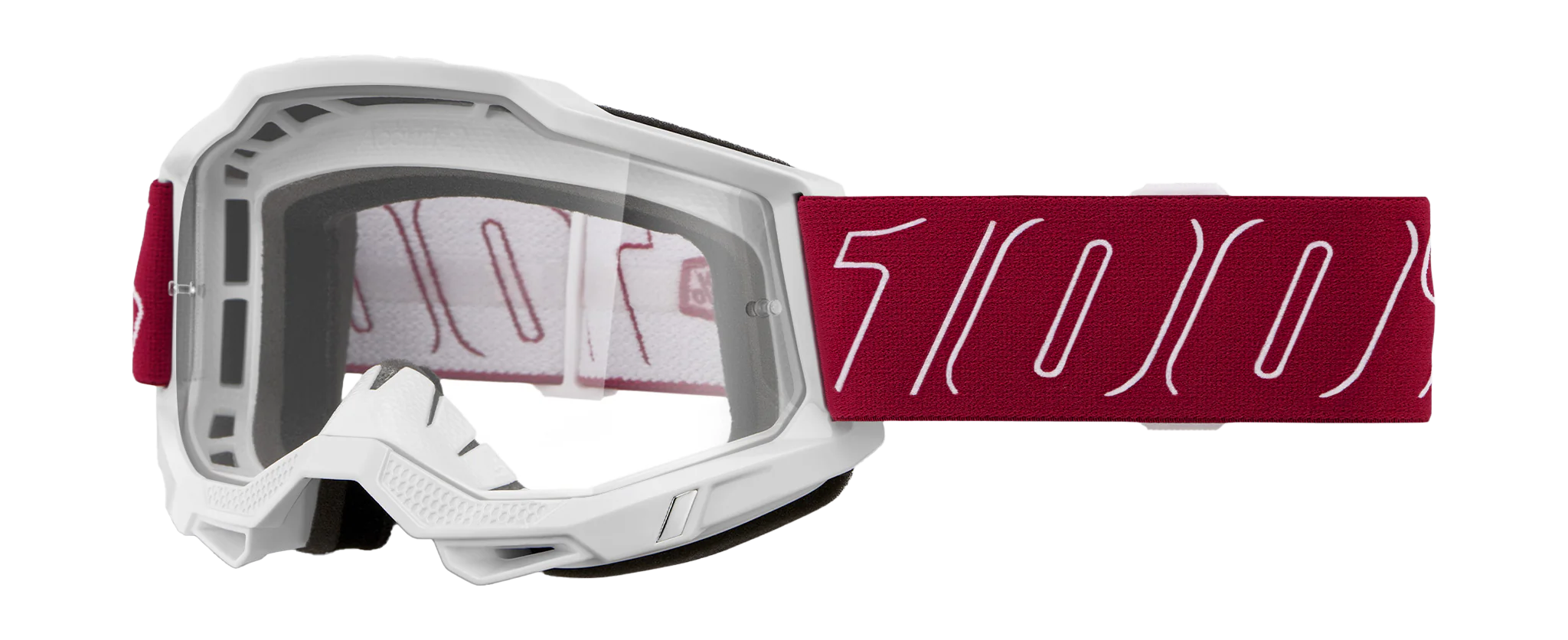 100% Motocross Goggle Accuri 2 Redline - Clear