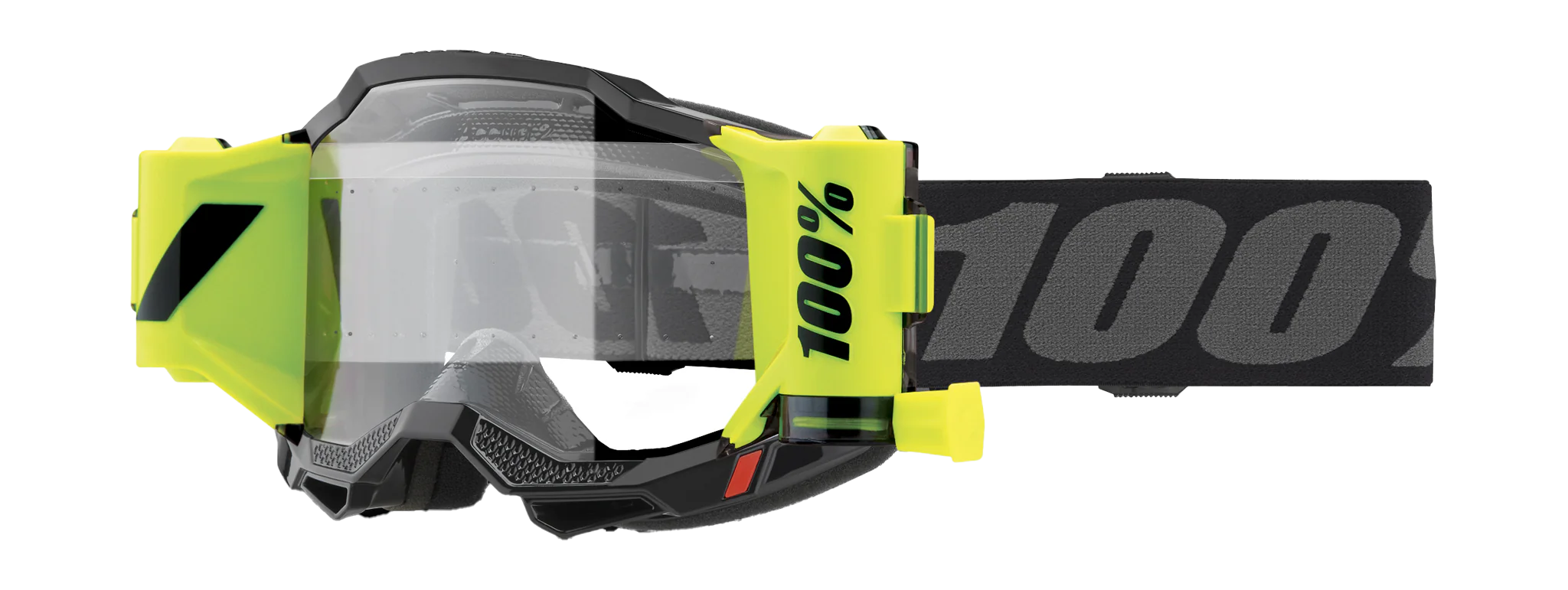 100% Motocross Goggle Roll-Off Accuri 2 Forecast Black - Clear