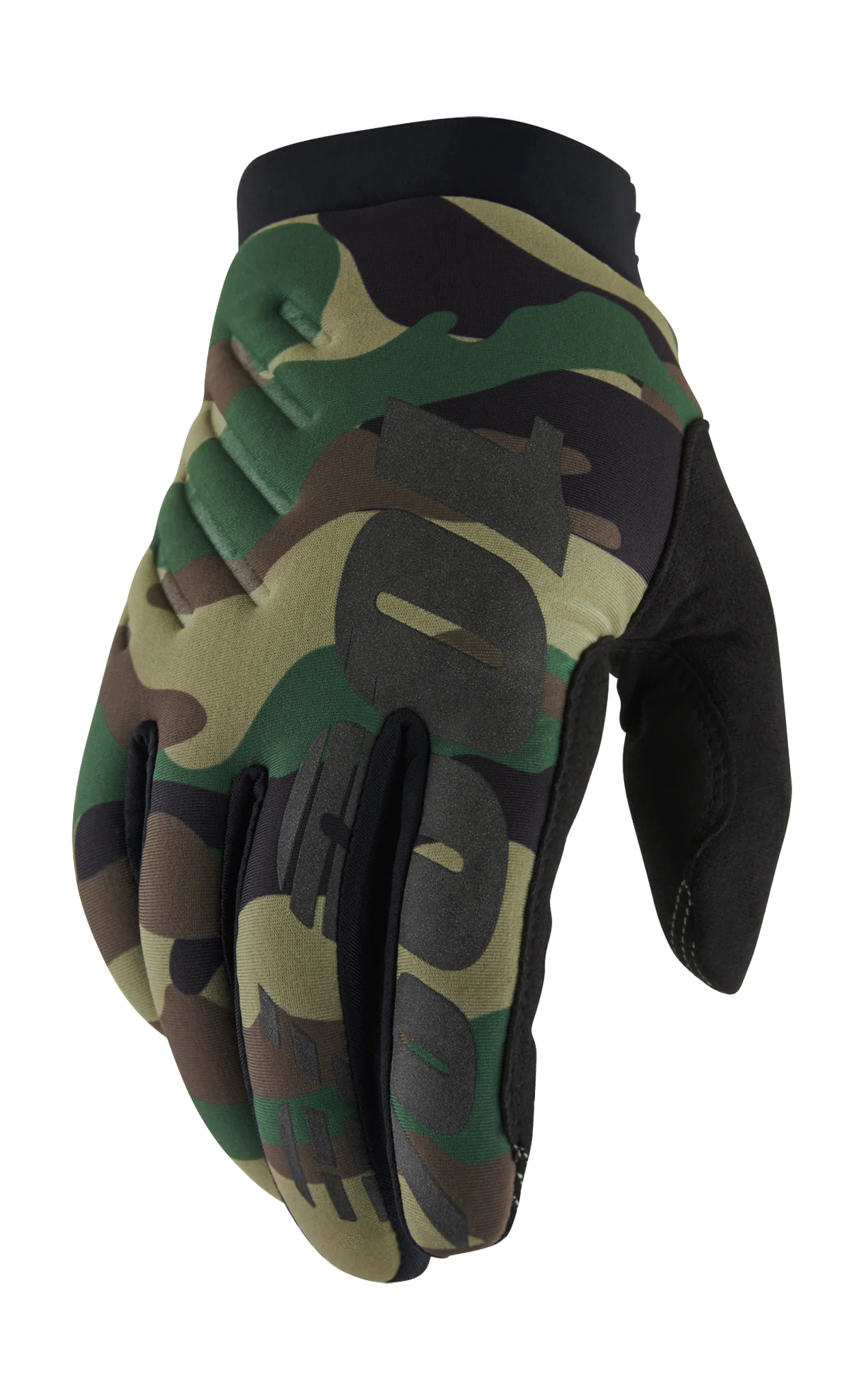 100% Motocross Gloves Winter Brisker - Camo / Black
