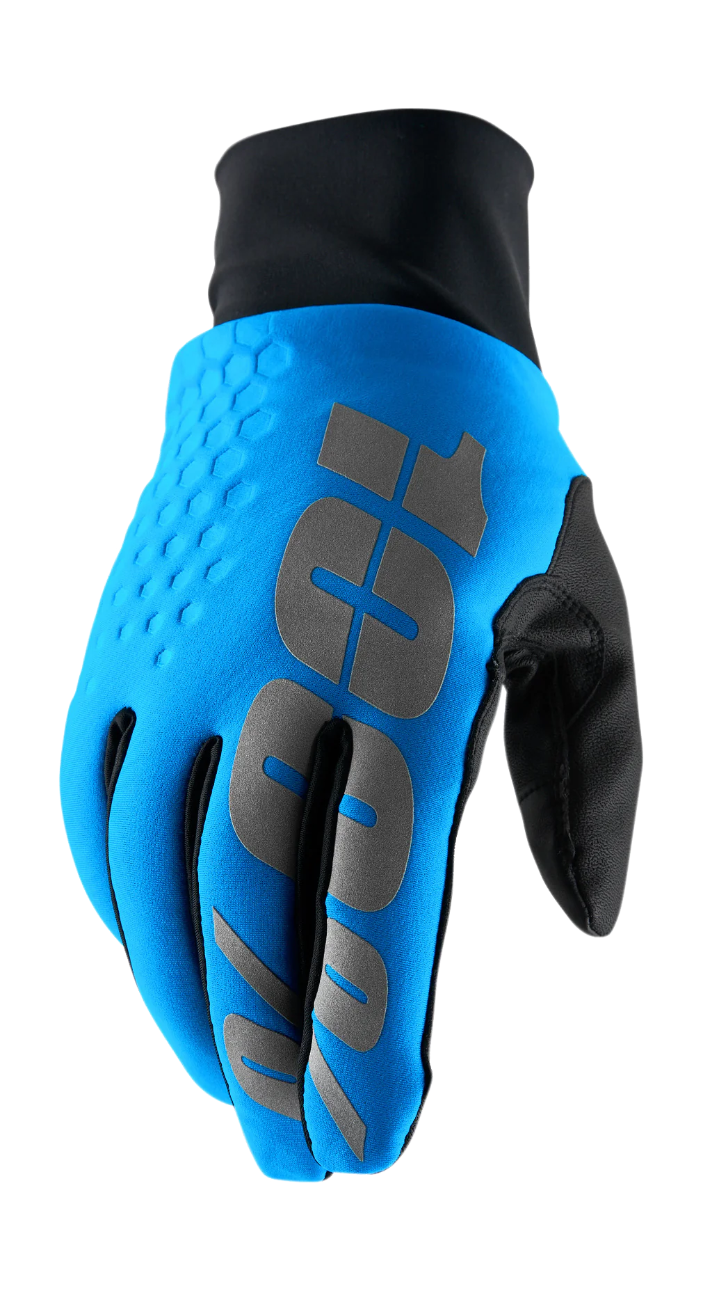 100% Motocross Gloves Winter Hydromatic Brisker - Blue