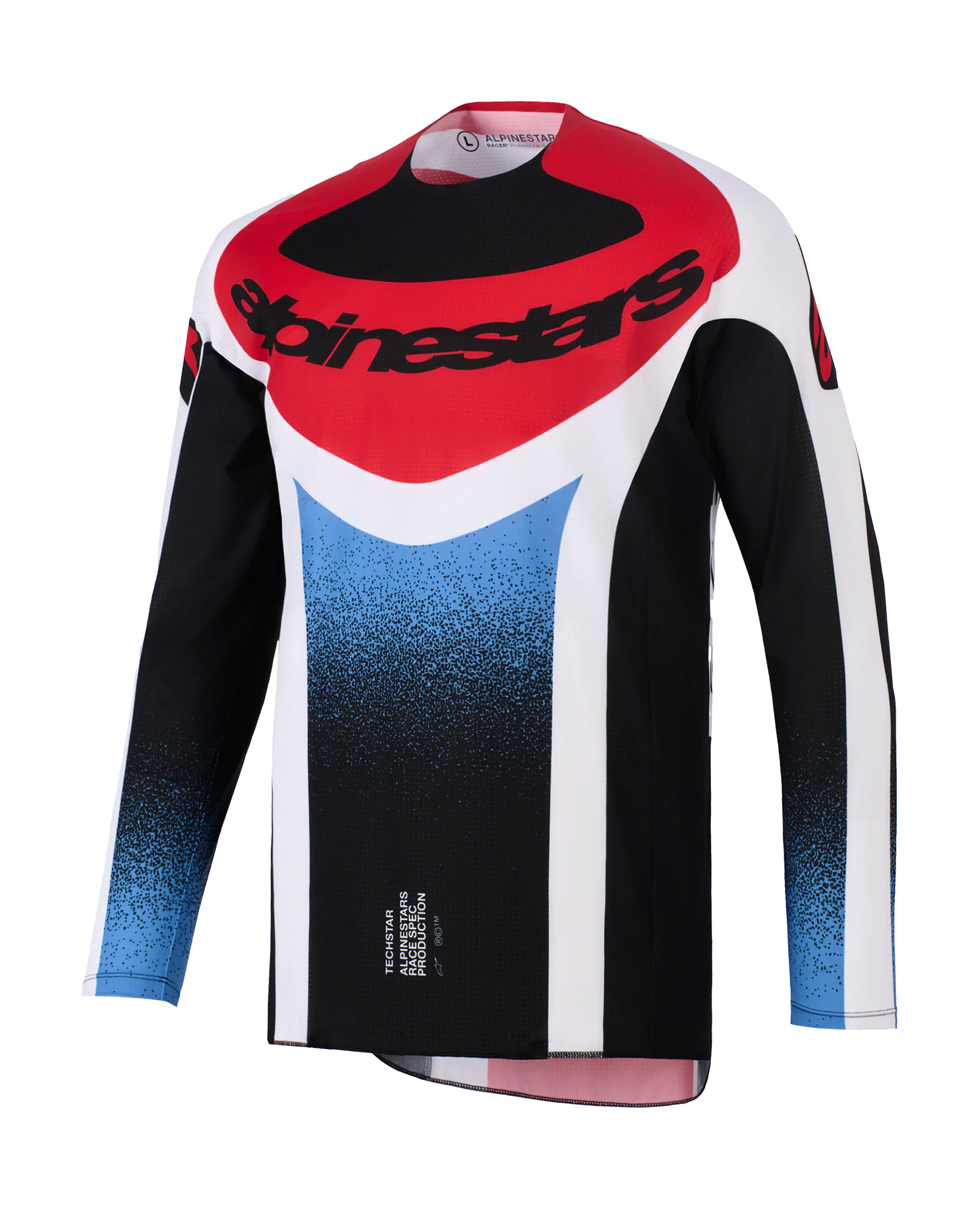 Alpinestars Motocross Jersey 2026 Techstar Knif - Black / White / Red