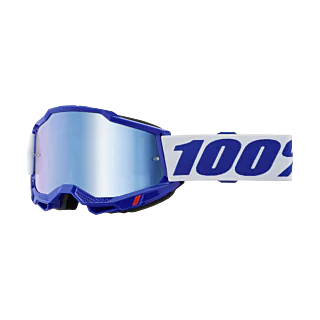 100% Motocross Goggle Accuri 2 Blue - Mirror Blue