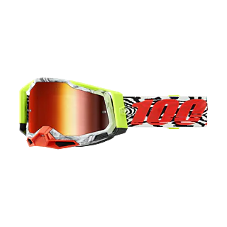 100% Motocross Goggle Racecraft 2 Engal - Mirror Red