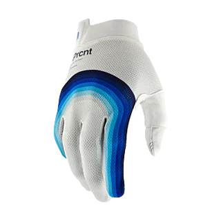 100% Motocross Gloves iTrack Rewind - White